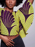 Load image into Gallery viewer, Sexy open back lotus sleeve top
