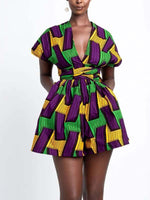 Load image into Gallery viewer, Women&#39;s printed DIY multi-wear jumpsuit
