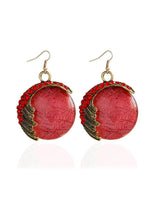 Load image into Gallery viewer, Bohemian earrings ethnic style rice beads woven retro earrings
