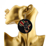 Load image into Gallery viewer, Map Fashion Print Earrings
