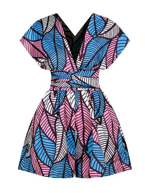 Women's printed DIY multi-wear jumpsuit