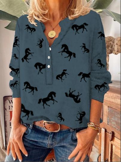 Women's Equestrian Casual Shirt