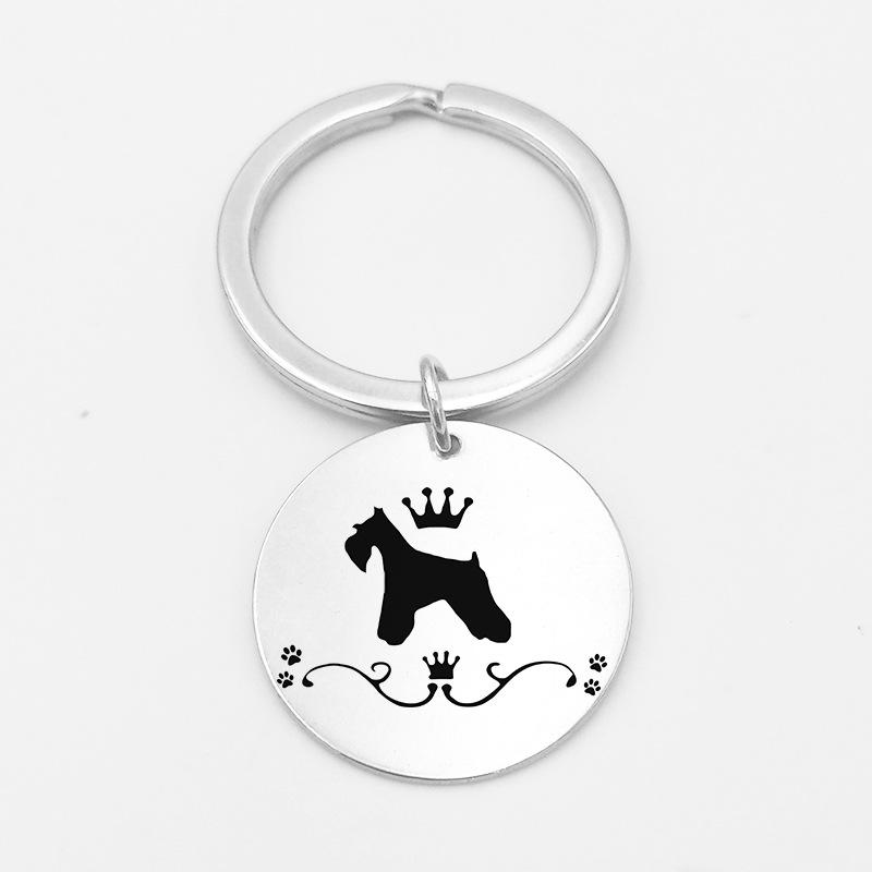 Stainless steel dog pendant