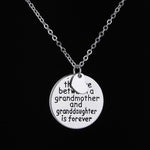 Load image into Gallery viewer, &quot;The love between a grandmother and granddaughter is forever&quot; Necklace
