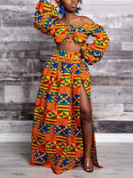 Load image into Gallery viewer, Fashion African Printed Long Sleeve Suits
