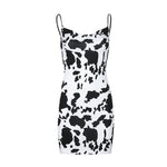 Load image into Gallery viewer, Women&#39;s Cow Sling Halter Dress
