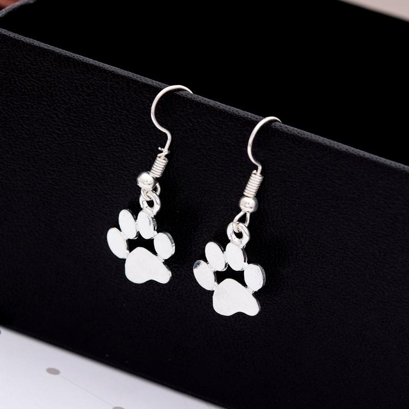 Animal cat and dog paw print Earrings