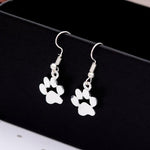 Load image into Gallery viewer, Animal cat and dog paw print Earrings
