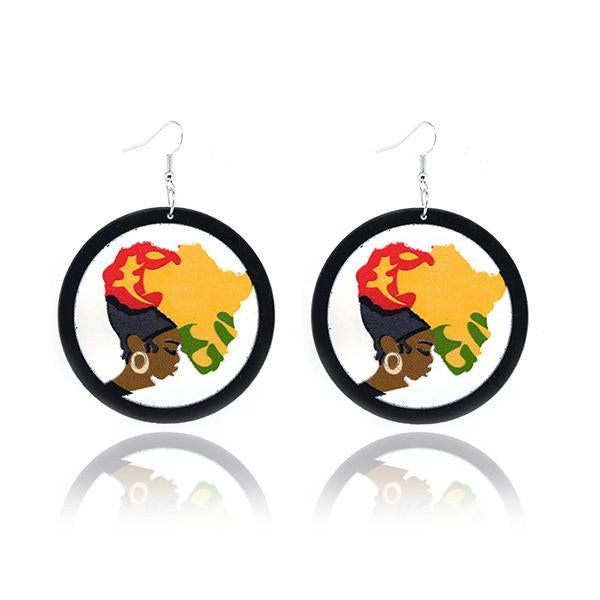 Popular color fashion earrings