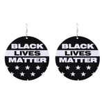 Load image into Gallery viewer, Exaggerated Wooden Letter Print Earrings
