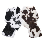 Load image into Gallery viewer, Women&#39;s plush rabbit-like cow pattern scarf
