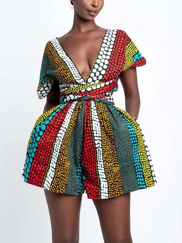 Women's printed DIY multi-wear jumpsuit