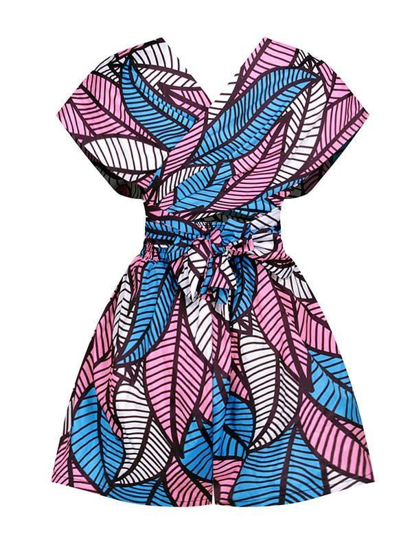 Women's printed DIY multi-wear jumpsuit