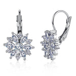 Load image into Gallery viewer, Crystal Snowflake Earrings
