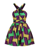 Load image into Gallery viewer, Women&#39;s printed DIY multi-wear jumpsuit
