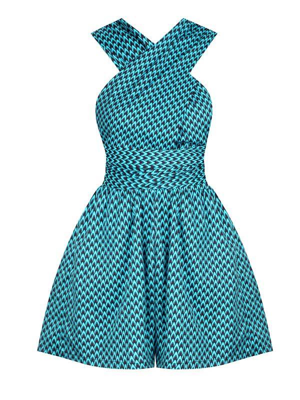 Women's printed DIY multi-wear jumpsuit