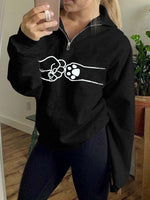 Load image into Gallery viewer, Ladies Fist and Dog Paw Sweatshirt
