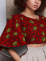 Load image into Gallery viewer, Sexy open back lotus sleeve top
