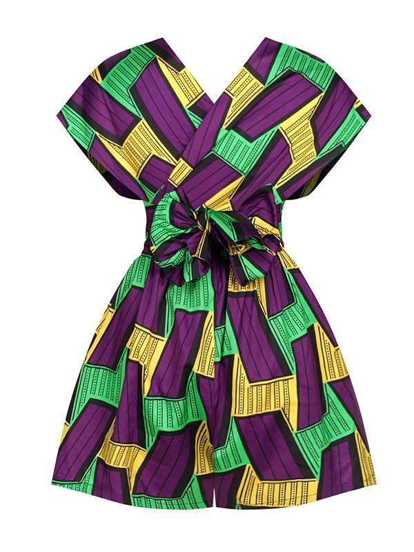 Women's printed DIY multi-wear jumpsuit