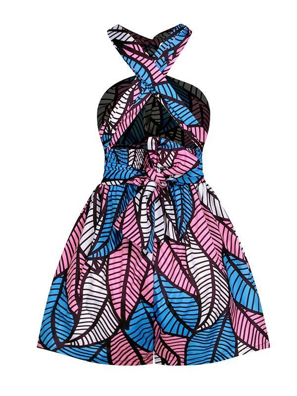 Women's printed DIY multi-wear jumpsuit