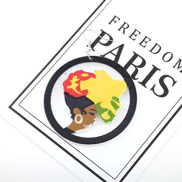 Popular color fashion earrings