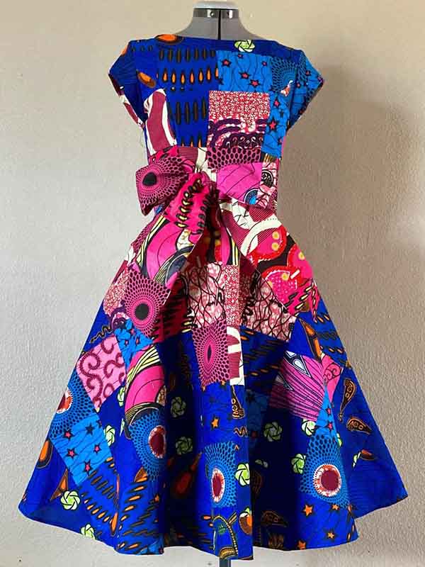 Women's African Print Dress