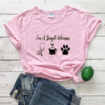 Load image into Gallery viewer, Ladies i&#39;m a simple women print t-shirt
