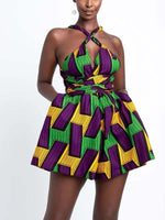 Load image into Gallery viewer, Women&#39;s printed DIY multi-wear jumpsuit
