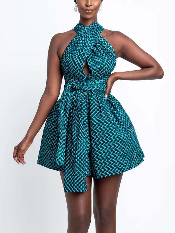 Women's printed DIY multi-wear jumpsuit