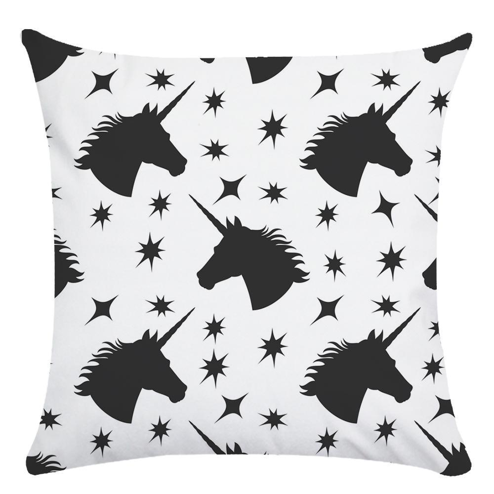 Fashion Cow Pattern Zebra Pattern Black And White Stripes Super Soft Pillowcase