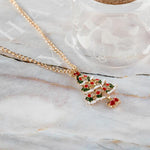 Load image into Gallery viewer, Women&#39;s Christmas Tree Necklace
