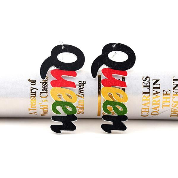 Popular color fashion earrings