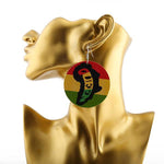 Load image into Gallery viewer, Map Fashion Print Earrings
