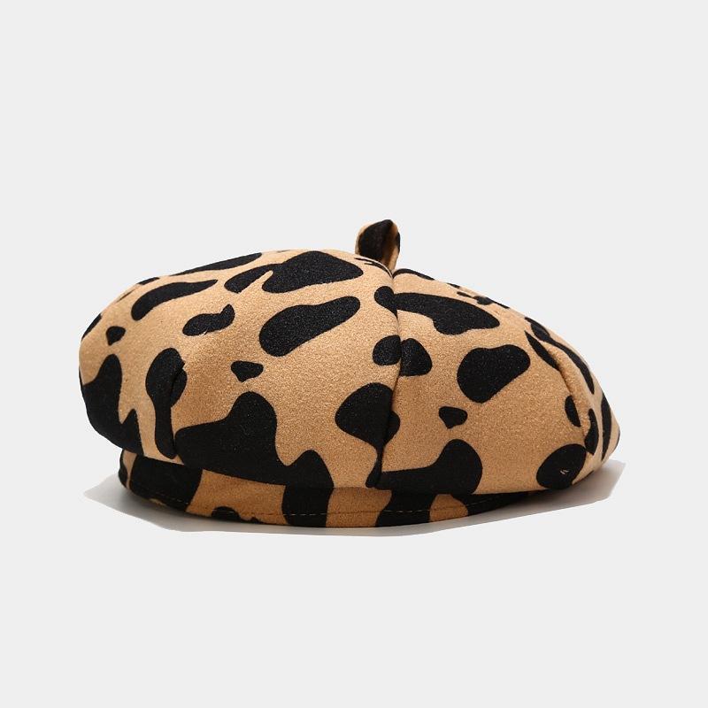 Women's Woolen Cow Beret