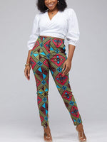 Load image into Gallery viewer, Women&#39;s casual African print pant
