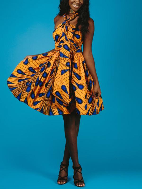 Sexy Pleated Dress With Straps