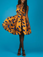 Load image into Gallery viewer, Sexy Pleated Dress With Straps
