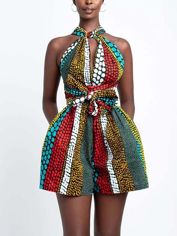 Women's printed DIY multi-wear jumpsuit