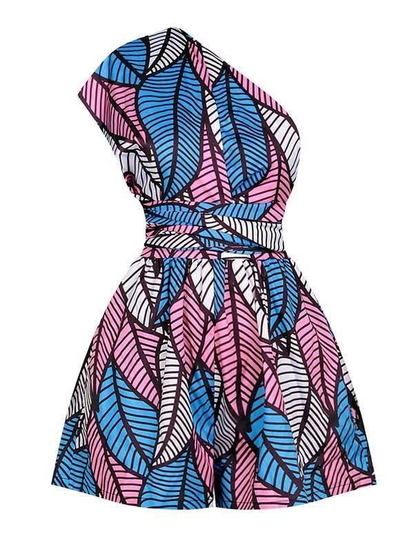 Women's printed DIY multi-wear jumpsuit