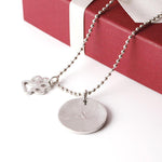Load image into Gallery viewer, Fashion dog paw necklace &quot;you left paw prints on my heart&quot;
