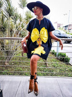 Load image into Gallery viewer, Casual Graphic Print Pocket Dress
