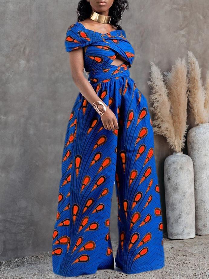 Ethnic Printed Multi-piece Jumpsuit