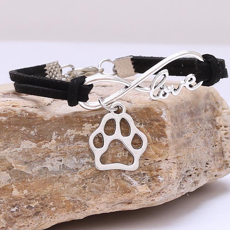 Hand-made Love dog claw string bracelet