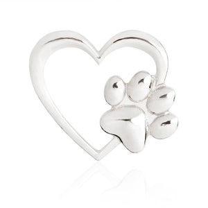 Love dog paw collar Brooch