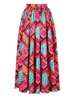 Load image into Gallery viewer, Women&#39;s Fashion Word Shoulder Ethnic Print Two-piece Set
