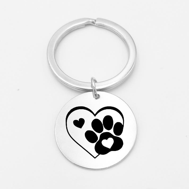 Stainless steel dog pendant