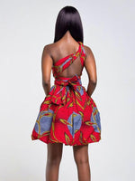 Load image into Gallery viewer, Sexy Printed Irregular Backless Strap Dress
