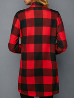 Load image into Gallery viewer, Women&#39;s Christmas Plaid Cardigan
