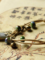 Load image into Gallery viewer, Women&#39;s hand-woven ethnic ceramic beads flower bracelet

