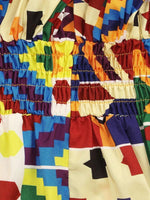 Load image into Gallery viewer, Sexy Ethnic Printed V-neck Mid-sleeved Jumpsuit
